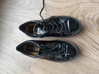 Zapatos Dr Franklin Negros Charol