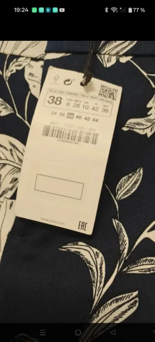 Pantalón elástico Zara nuevo