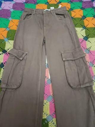 Pantalón cargo verde militar