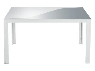Mesa Jardín Cristal y Aluminio Livarno