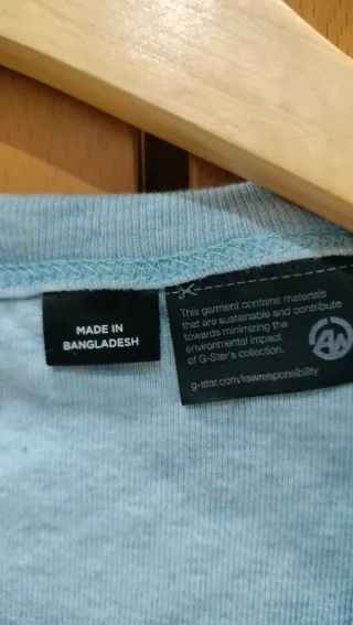 Camiseta G-Star RAW chico azul Talla S
