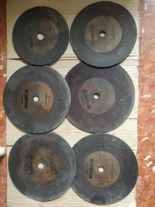6 Discos de Corte Metálicos