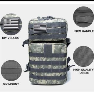 Mochila Táctica 45L Negra