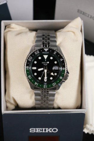 Seiko 5 Sport GMT Automático SSK035K1 FULL SET NEW