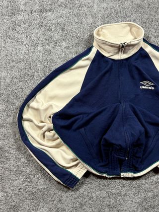 Umbro track jacket azul marino vintage 90s S