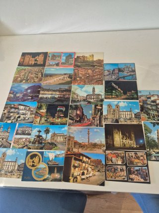 Lote 25 postais antigos Porto