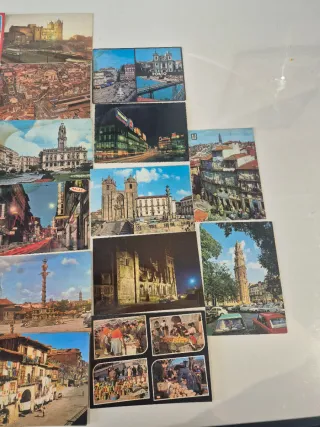 Lote 25 postais antigos Porto