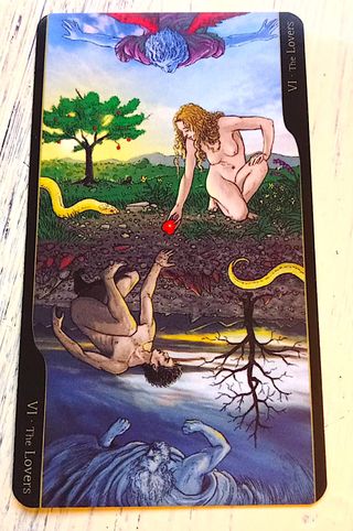 Tarot of the Oppositions, caja de metal, irisadas