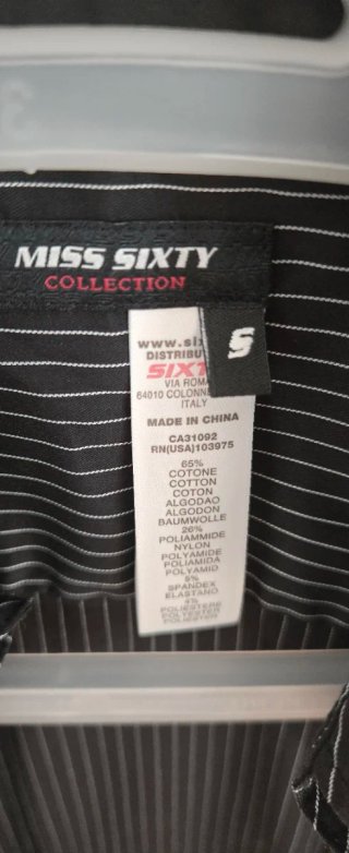 Camisa entallada Miss Sixty rayas