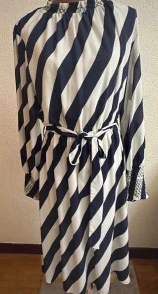 Vestido Cortefiel Rayas Talla M