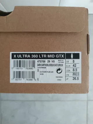 Botas Salomon Gore-Tex X Ultra 360 Mid Leather