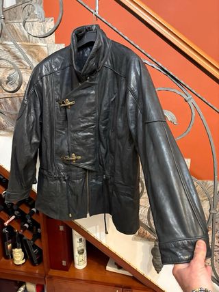 Giacca  biker vera pelle vintage icona anni 80’