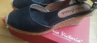 Alpargatas cuña Maria Victoria Talla 41