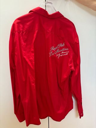 Camisa La Martina Roja Talla XXL