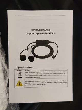 Cable Carga EV Tipo 2 Schucko EU NK