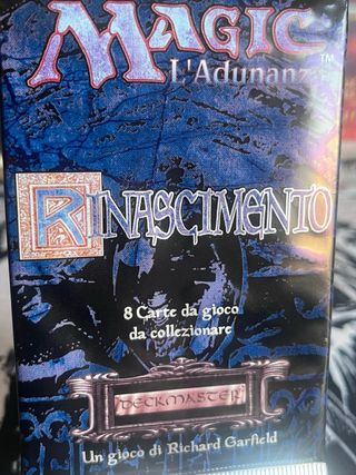 Sobre de cartas Magic Rinascimento ITA 1995 Sealed