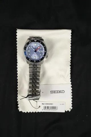 Seiko 5 Sport GMT Automático SSK029K1 FULL SET NEW