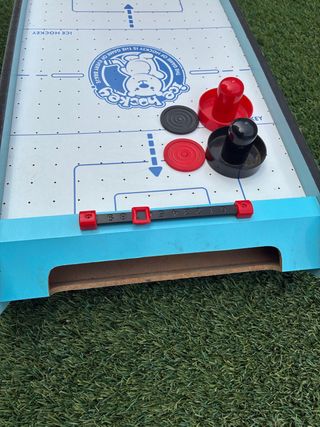 Juego de mesa de hockey de aire