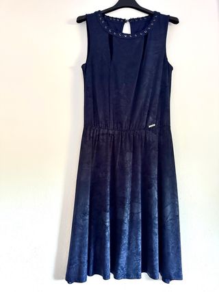 Abito Guess blu notte effetto marmorizzato