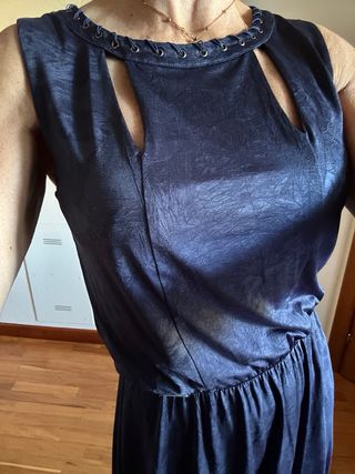 Abito Guess blu notte effetto marmorizzato