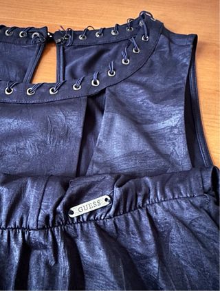 Abito Guess blu notte effetto marmorizzato