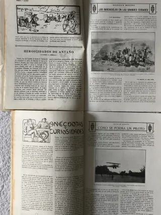 "ARMAS Y LETRAS" 4 REVISTAS ANTIGUAS AÑO 1922