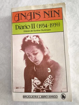 Diario de Anaís nin ll, libro.