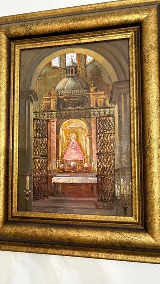 Cuadro Virgen de Gracia Carmona Óleo