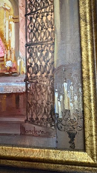 Cuadro Virgen de Gracia Carmona Óleo