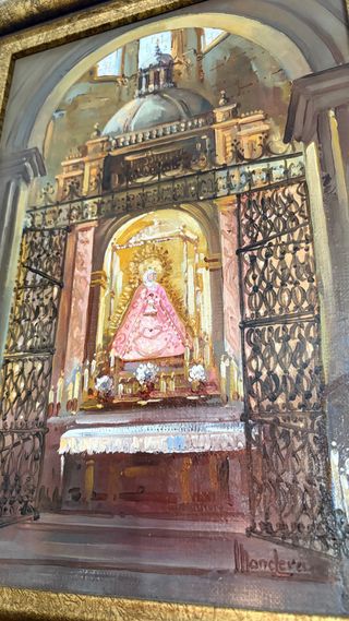 Cuadro Virgen de Gracia Carmona Óleo
