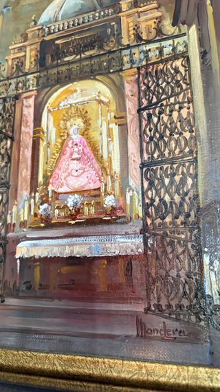 Cuadro Virgen de Gracia Carmona Óleo