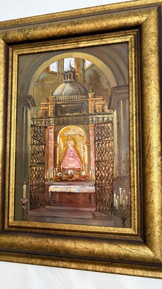 Cuadro Virgen de Gracia Carmona Óleo