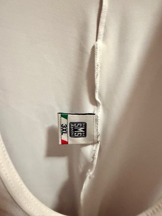 Pantaloni Ciclismo Santini Bianca