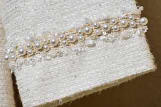 Vestido Blanco María Picaretta Perlas