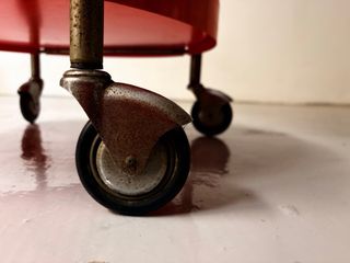 Carrito auxiliar vintage de los años 70