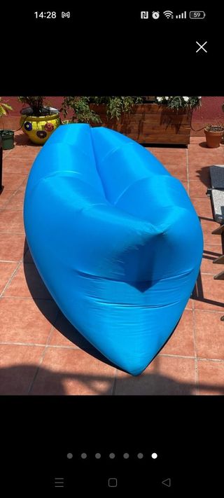 Hamaca colchón inchable