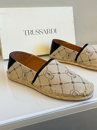 Scarpe Trussardi Beige/Nero Tg 37