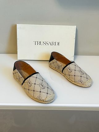 Scarpe Trussardi Beige/Nero Tg 37