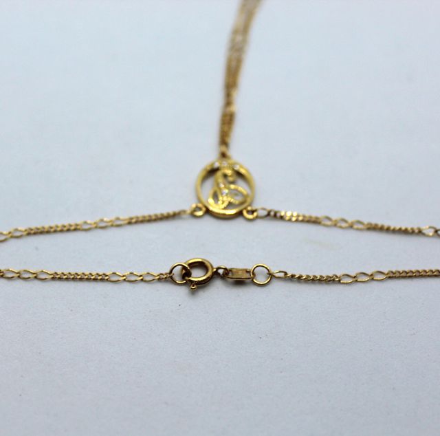 Pulsera de oro de 18k. Peso: 3.23 gr.