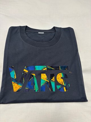 Camiseta Vans Gris Estampado