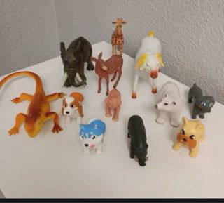 Lote Animales Juguete Plástico
