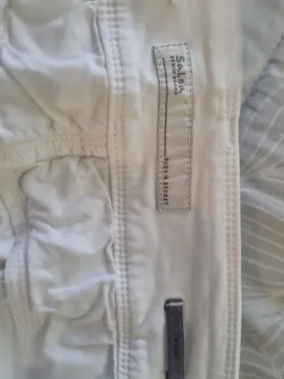 Pantalón blanco Salsa Push in