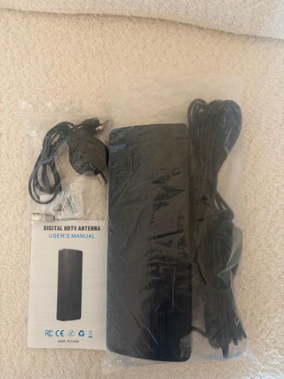 Antenna TV 4K Amplificata Cavo 10M