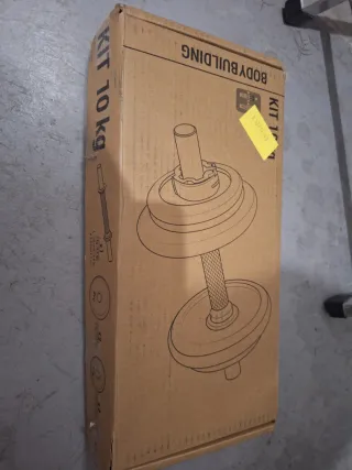 Kit de pesas y discos