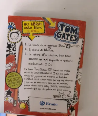 Libros Tom Gates parte 1 y 2