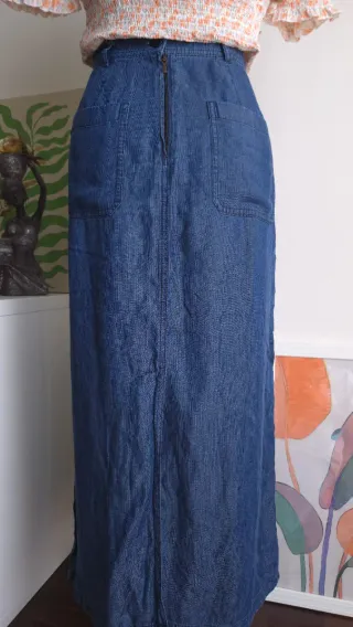 Gonna lunga in denim Elena Mirò XL