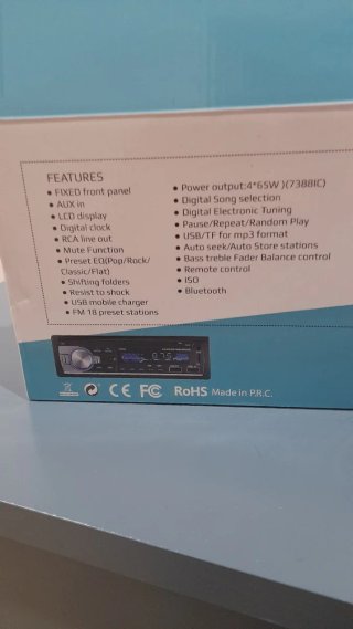 Radio Coche Negro/Plata