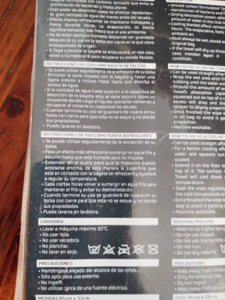 Toalla Artero Ultra-Absorbente Carbono Ionizado