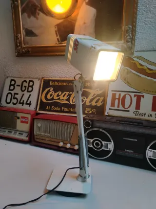 Lámpara Flexo FASE Metálica Años 70