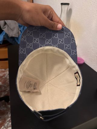 Gorra Gucci Azul/Gris GG